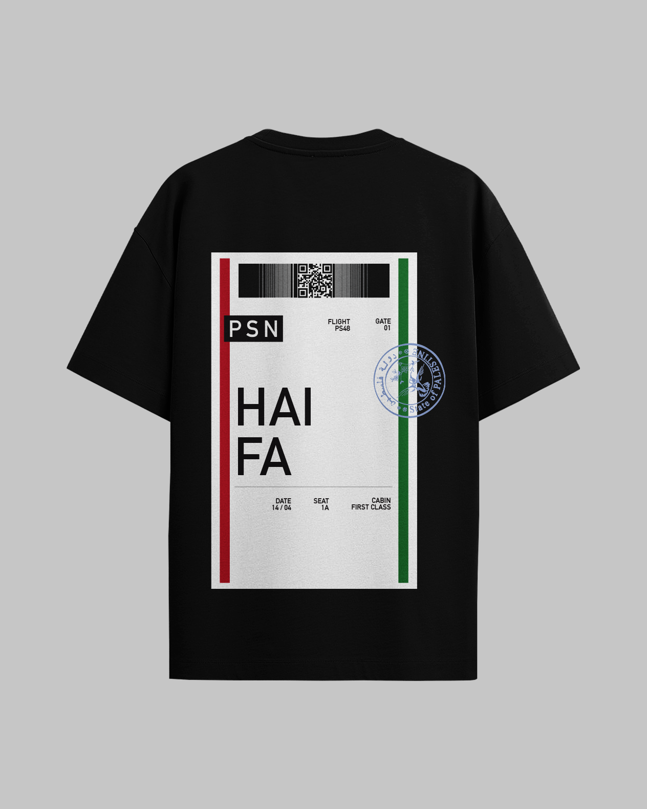 Palestine Boarding Pass Tee