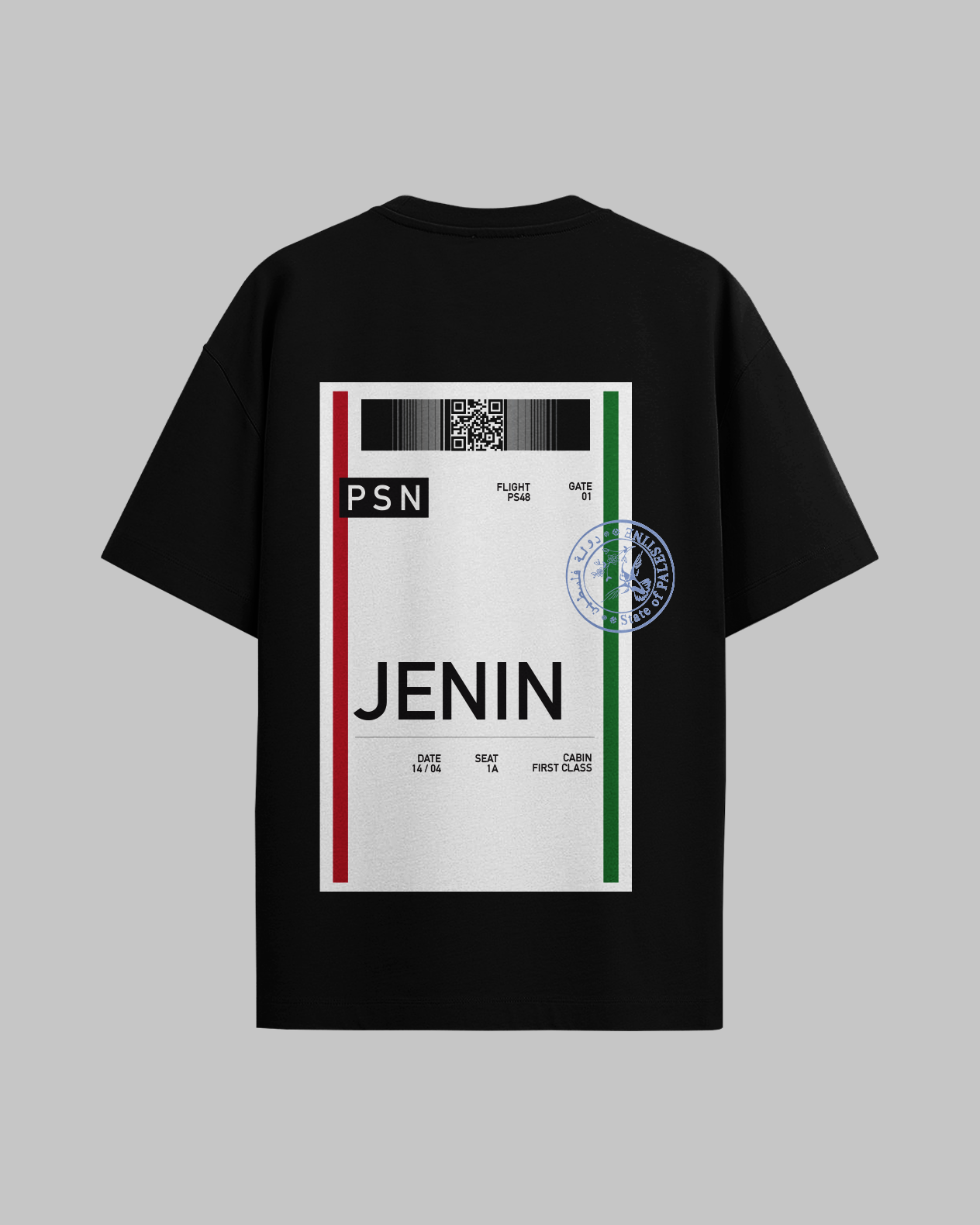Palestine Boarding Pass Tee