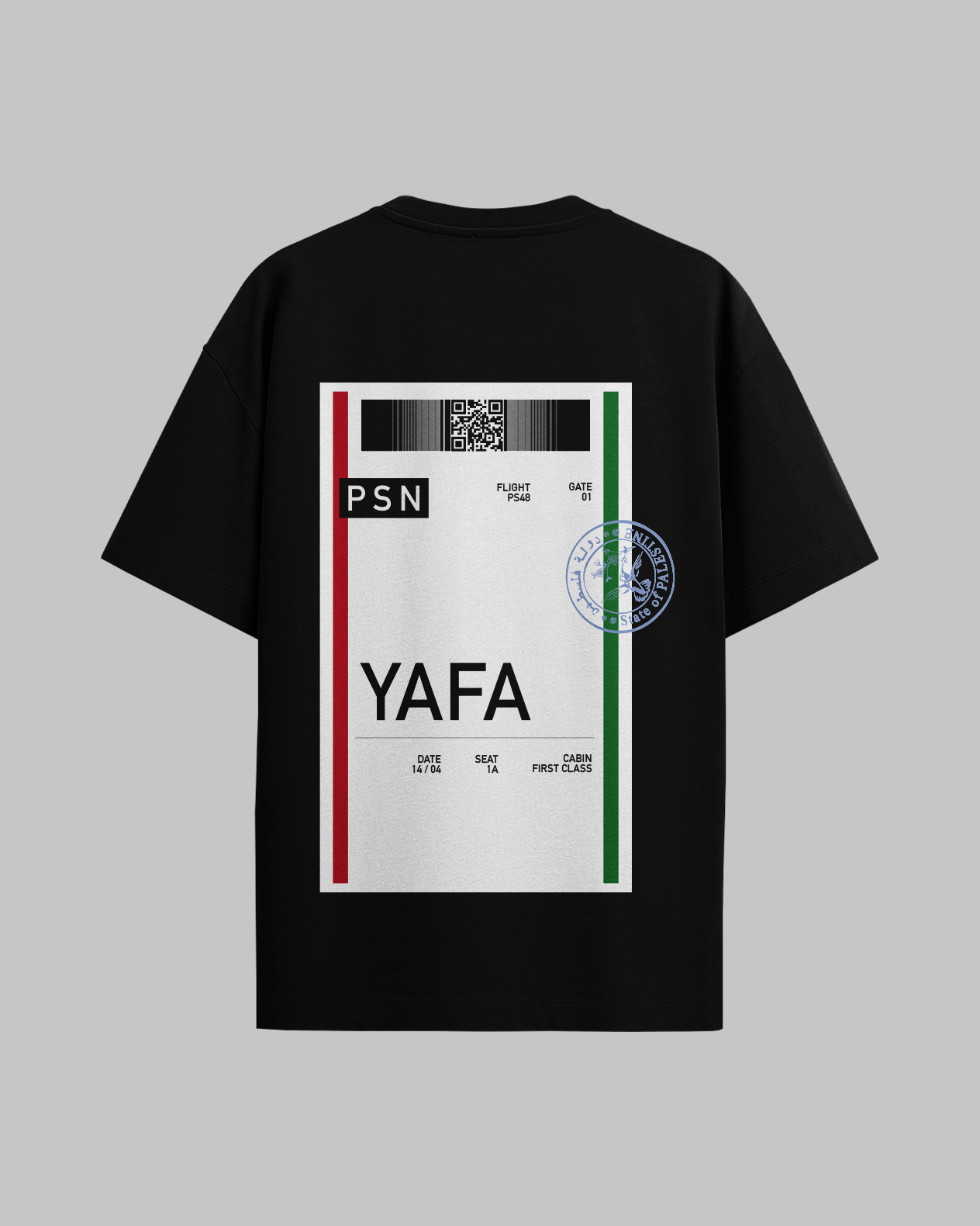 Palestine Boarding Pass Tee