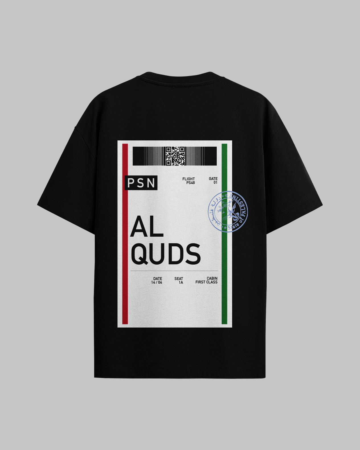 Palestine Boarding Pass Tee