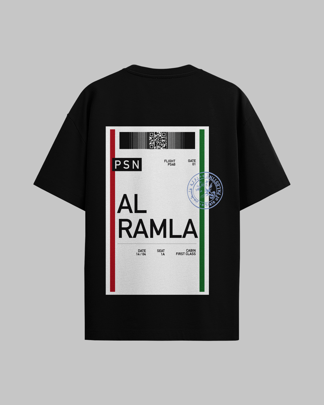 Palestine Boarding Pass Tee