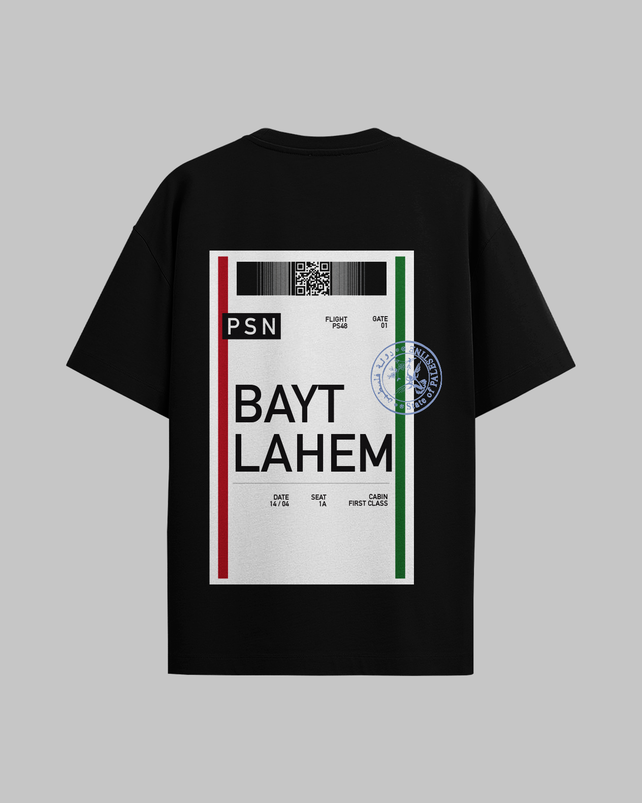 Palestine Boarding Pass Tee