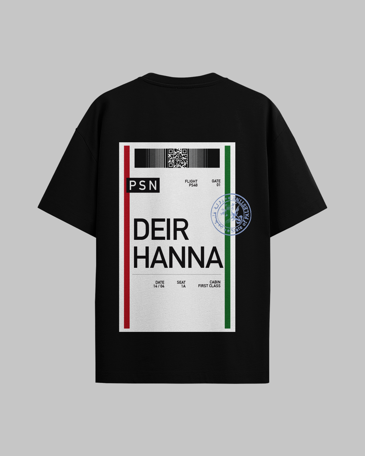 Palestine Boarding Pass Tee