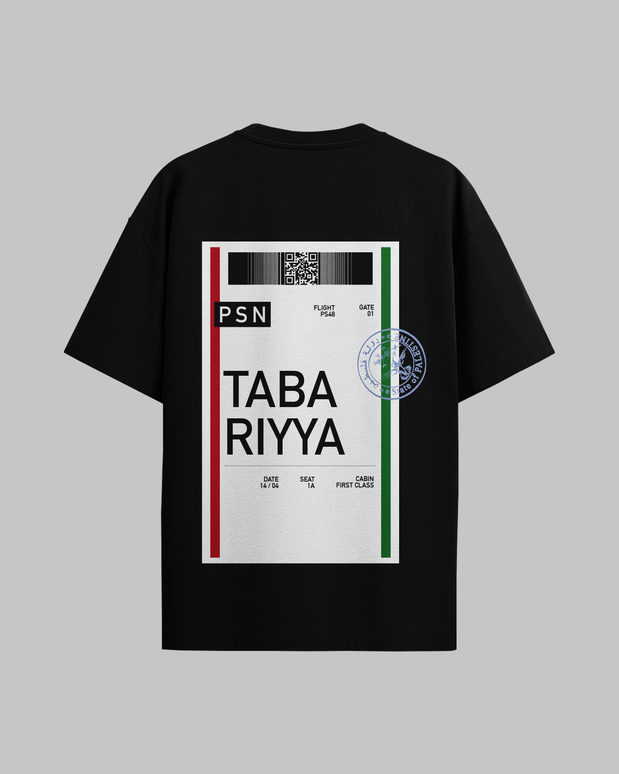 Palestine Boarding Pass Tee
